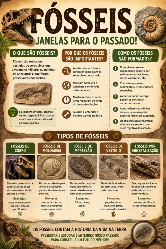Feira de Ciências - Fósseis.