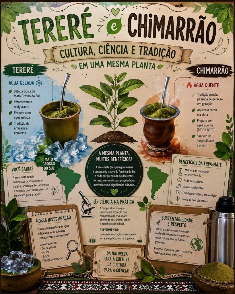Feira de Ciências - Tereré e Chimarrão.